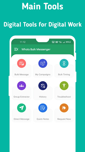 Android application Hive Bulk Sender - For WaPromo screenshort