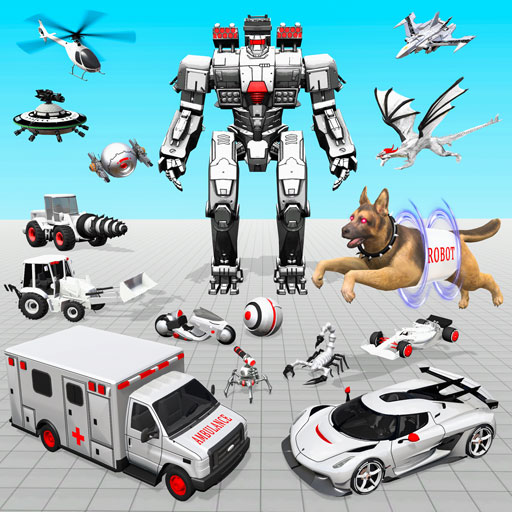 Ambulance Transform Robot Game  Icon