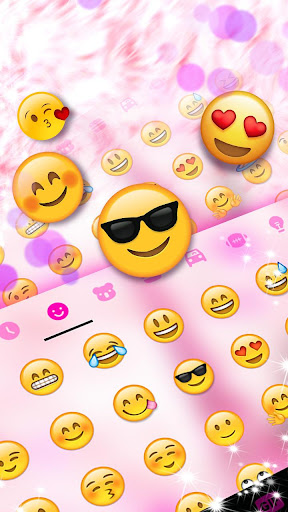 Pink Paris Tower Keyboard Them Screen 3