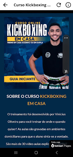 Curso Kickboxing em Casa Screen 2