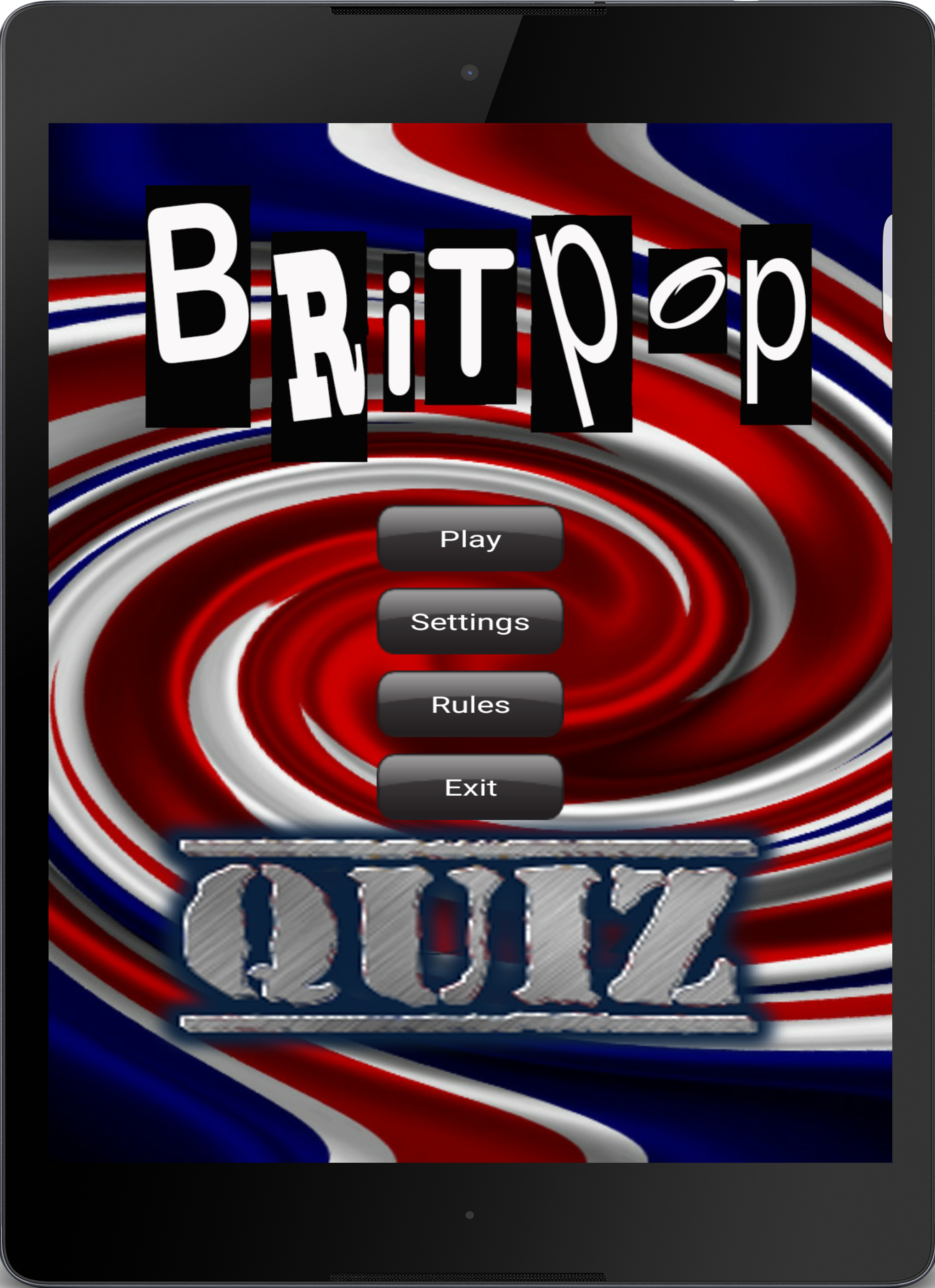 Android application Music Quiz Britpop screenshort