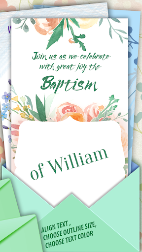 Baptism Invitations Cards Screen 2