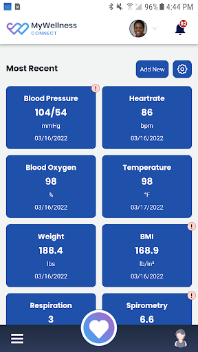 MyWellness Patient Portal Screen 2