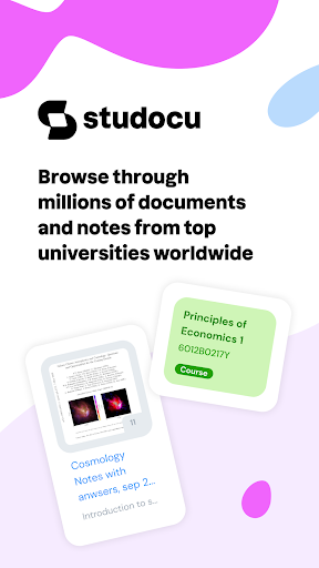 Android application Studocu: Study Notes & Sharing screenshort