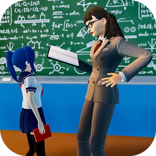 Anime High School Teacher Sim logo