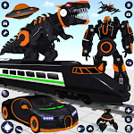 Cover Image of 下载 Dino Transform Robot Car Game  APK