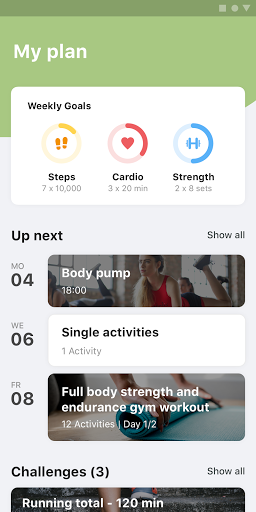 Android application Med. Trainingszentrum Triengen screenshort
