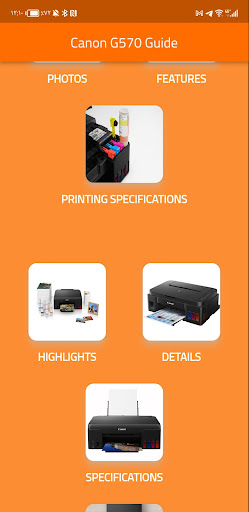 Canon G570 ink printer Guide