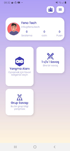 Android application Feno Quiz screenshort