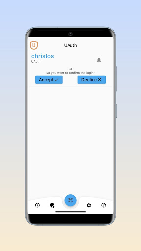 Android application UAuth screenshort