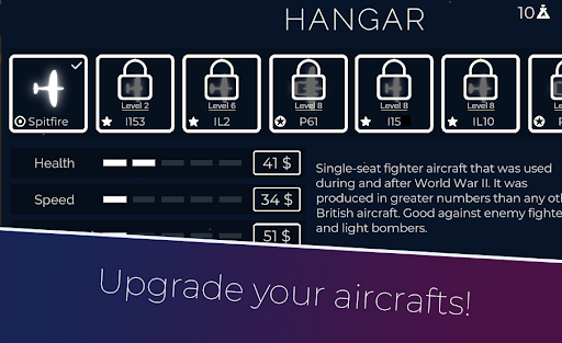 Warplanes of Light WW2 2D Sim
