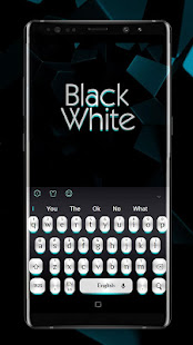Black White Light Keyboard