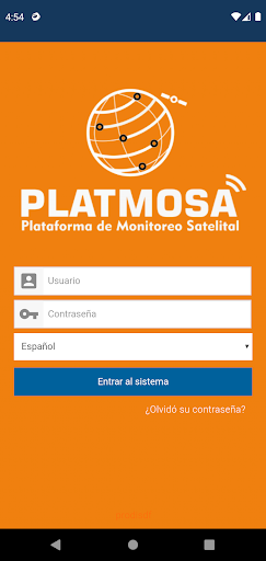 Android application PLATMOSA screenshort