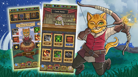 Neko Dungeon MOD APK: Puzzle RPG (Unlimited All Currency) 2