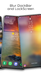 iWALL: iOS Blur Dock Bar MOD APK (Premium freigeschaltet) 3