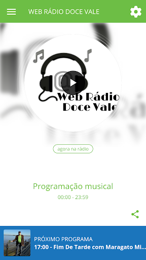 Android application WEB RÁDIO DOCE VALE screenshort