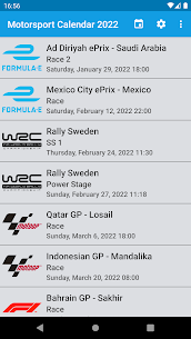 Motorsport Calendar 2022 1