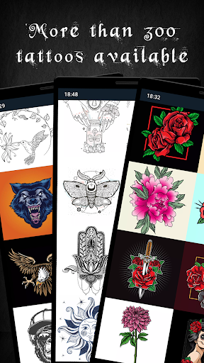 Android application Tattoo Designs: ideas screenshort