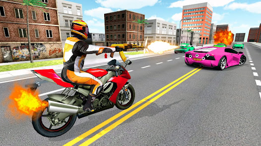 Crazy Moto: Bike Shooting Game  screenshots 12