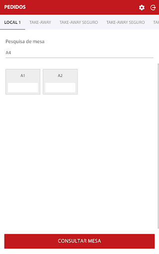WinRest Pedidos Screen 2