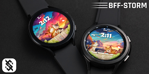 BFF1- Cute Cat watchface screenshot 13
