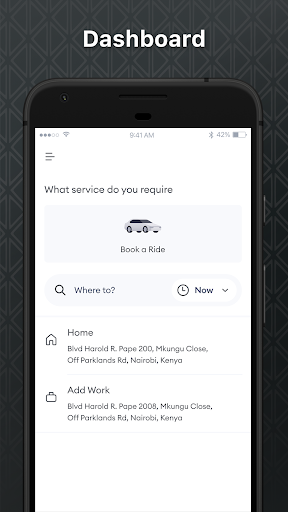 Wasili Rider App Screen 3