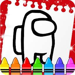 Icon image Among us Coloring Book