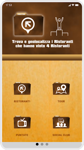 Android application Trova 4 Ristoranti screenshort