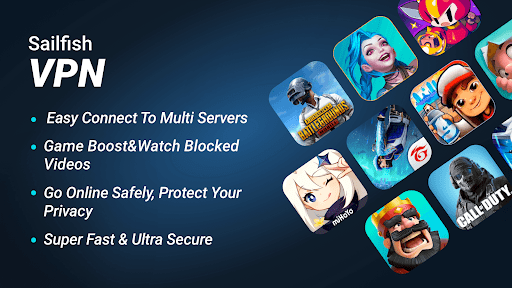 Android application SailfishVPN - Fast, Secure VPN screenshort