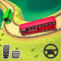 Offroad bus driving bus games