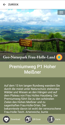 Geo-Naturpark Frau-Holle-Land Screen 3