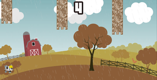 Flappy cow