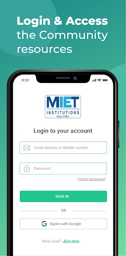 M.I.E.T Engineering College Screen 2