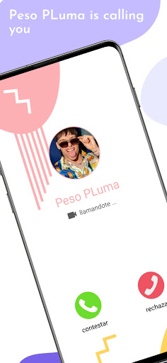 Android application Peso Pluma Video Call - Chat screenshort