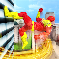 Большой Свет скорость Супер Герой-город спасание