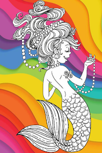 Mermaid Coloring Book