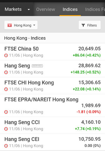 Hong Kong Stock Exchange App