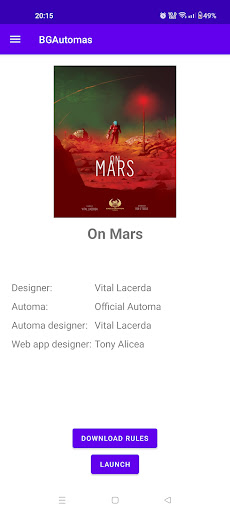 Android application BG Automas screenshort