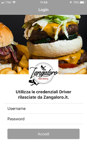 Zangaloro Driver Screen 2