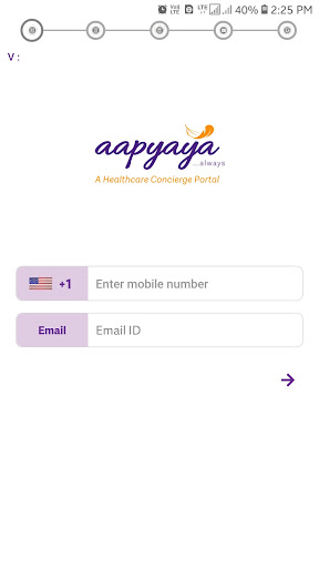 Android application aapyaya screenshort