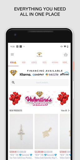Android application Javierthejewelernyc screenshort