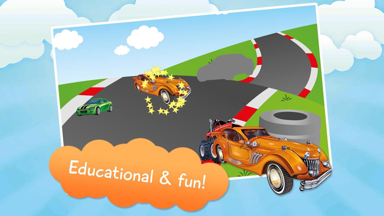 Android application Vehicles Shadow Puzzles for Toddlers! screenshort