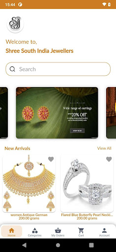 Android application Sri South India Jewellers screenshort