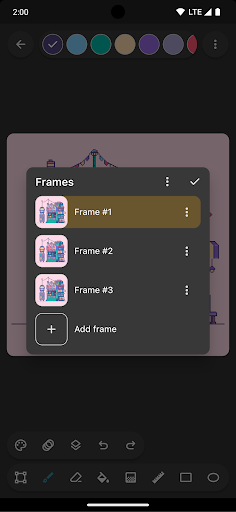 Inktica - pixel art editor Screen 3