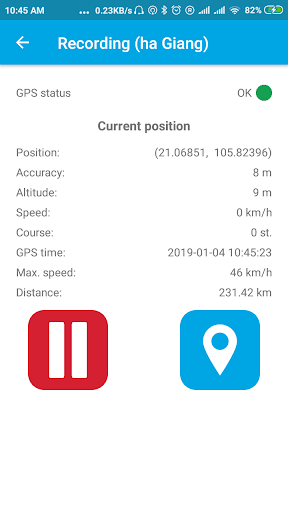 ETAPP - Easy GPS Recorder App screenshot 3