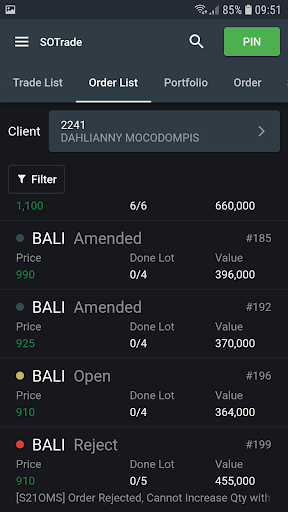 SOTrade Screen 2