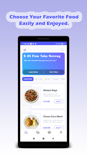 Android application DINERTECH screenshort