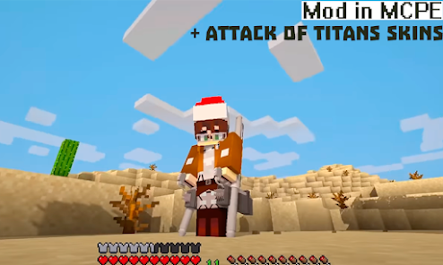 Screenshot 8 Mod AOT for Minecraft PE android