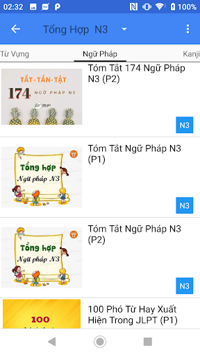 Android application Nghe tiếng Nhật N5~N1(JListen) screenshort