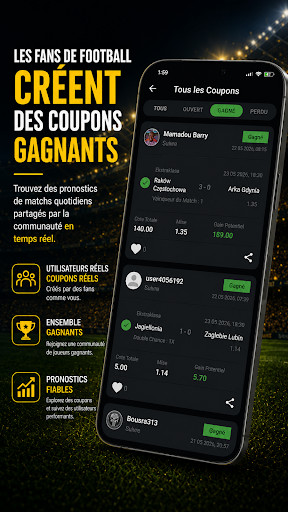 Pronostic Foot IA: Tips 2026 Capture d'Écran de l'Application Android 2